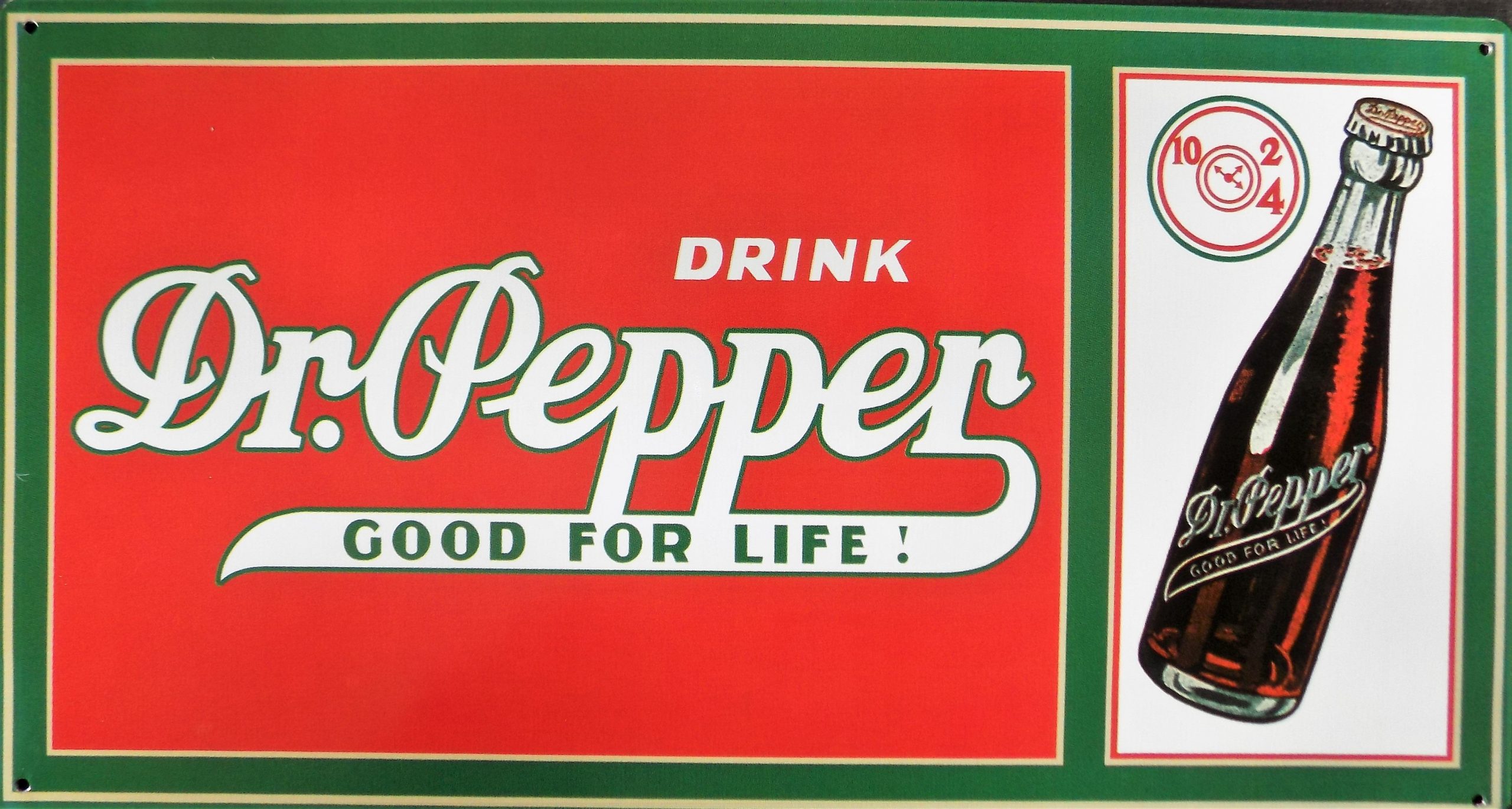 Zypeng Plaque En Métal Dr Pepper Soda Pop Store Publicité Style Rétro Décoration Murale Bar 20,3 X 30,5 Cm