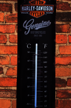 Thermomètre vintage HARLEY DAVIDSON GENUINE