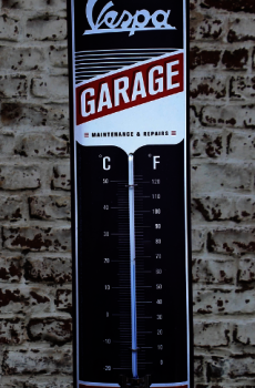 Thermomètre vintage VESPA GARAGE
