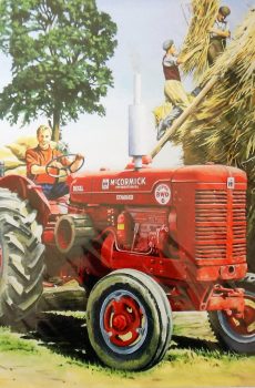 Plaque Métal Vintage Tracteur Mc Cormick - Jouets Éducatifs