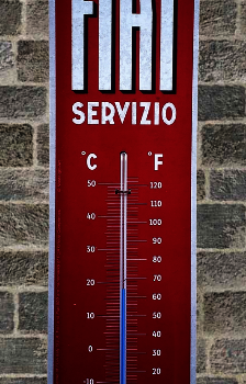 Thermomètre vintage FIAT SERVIZIO