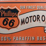 plaque métal vintage PHILLIPS 66 motor oil