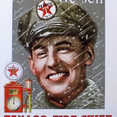 plaque métal vintage TEXACO FIRE CHIEF
