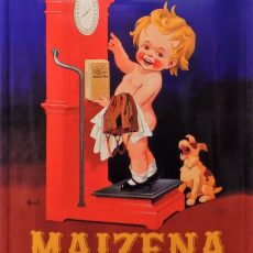 plaque métal vintage MAIZENA BALANCE