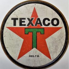 plaque métal vintage TEXACO