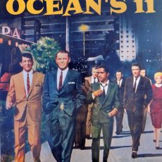 PLAQUE METAL vintage OCEAN'S 11 SINATRA