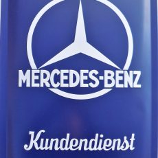 plaque métal vintage MERCEDES-BENZ kundendienst