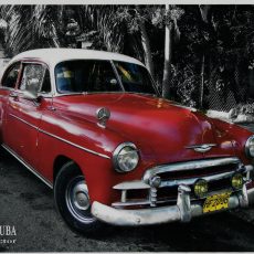 plaque métal vintage CHEVROLET à CUBA