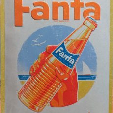 plaque métal vintage DRINK FANTA