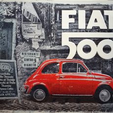 plaque métal vintage FIAT 500