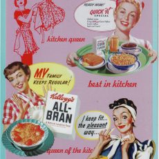 plaque métal vintage HAPPY HOSTESS