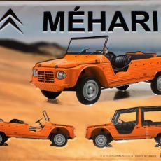 plaque métal vintage CITROËN MEHARI