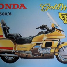 plaque métal moto HONDA GOLDWING GL 1500/6