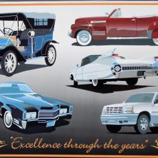 plaque métal vintage CADILLAC EXCELLENCE