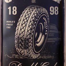 plaque métal vintage PNEU GOOD YEAR