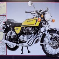 plaque métal vintage MOTO HONDA 400 FOUR