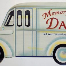 plaque métal vintage MEMORY LANE DAIRY