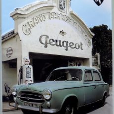 plaque métal vintage PEUGEOT 403 GARAGE