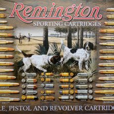 plaque métal vintage REMINGTON CARTRIDGES