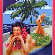 plaque métal vintage THIS IS HAWAII