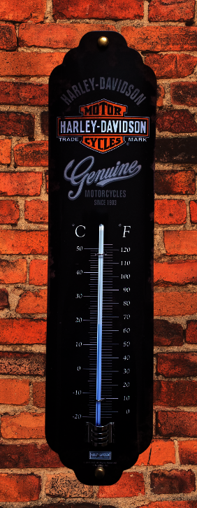 Thermomètre vintage HARLEY DAVIDSON GENUINE