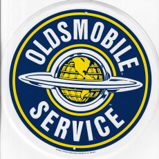 plaque métal vintage OLDSMOBILE SERVICE
