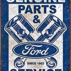 plaque métal vintage FORD PARTS & SERVICE