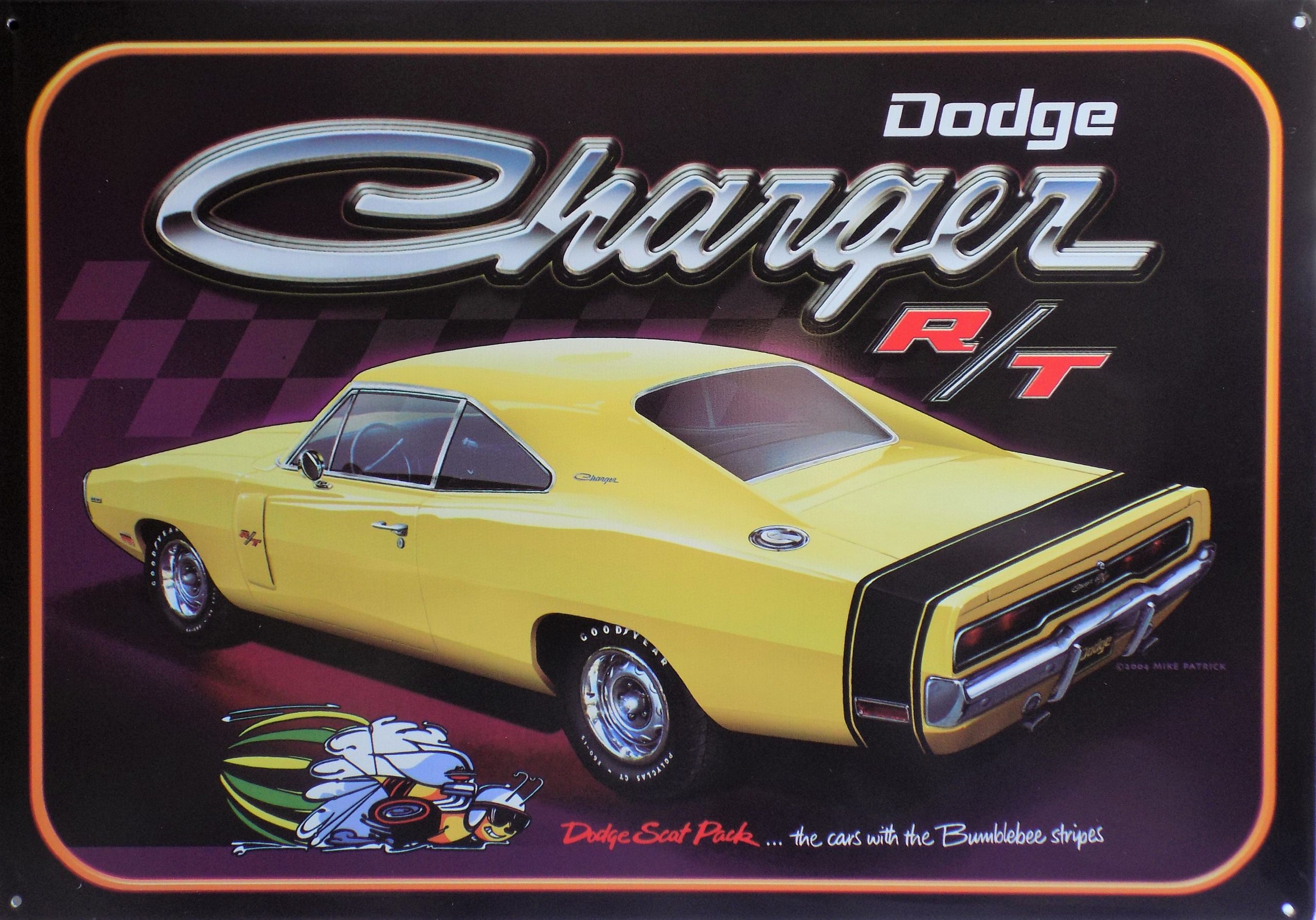 plaque métal Américaine DODGE CHARGER