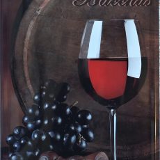 plaque métal vintage BACCHUS VERRE de VIN