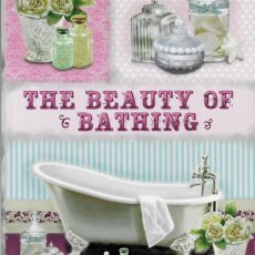 Plaque métal vintage THE BEAUTY of BATHING