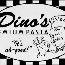 plaque métal vintage DINO'S PREMIUM PASTA
