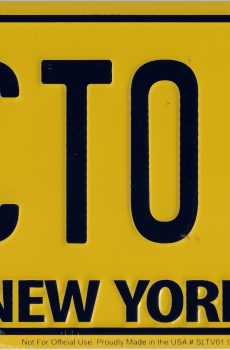 plaque métal vintage ECTO-1 NEW YORK GHOSTBUSTERS Réplique de la plaque d'immatriculation de la voiture de s.o.s fantômes