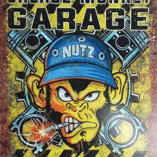 plaque métal vintage GREASE MONKEY GARAGE