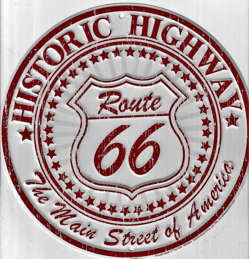 Plaque métal route 66 gas station 20 x 30 - Garage/Atelier/Les plaques