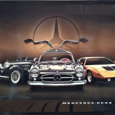 plaque métal MERCEDES BENZ 300 SL