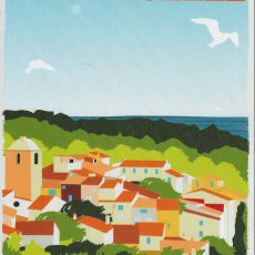 plaque métal vintage RAMATUELLE