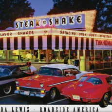 plaque métal vintage DINER STEAK n SHAKE