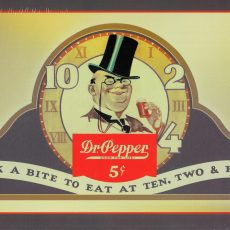 PLAQUE METAL vintage DR.PEPPER