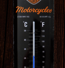Thermomètre métal HARLEY DAVIDSON MOTORCYCLES