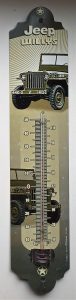 Thermomètre métal vintage JEEP WILLYS