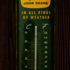Thermomètre vintage GENUINE JOHN DEERE