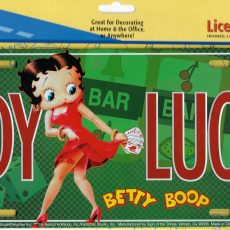plaque immatriculation BETTY BOOP LADY LUCK