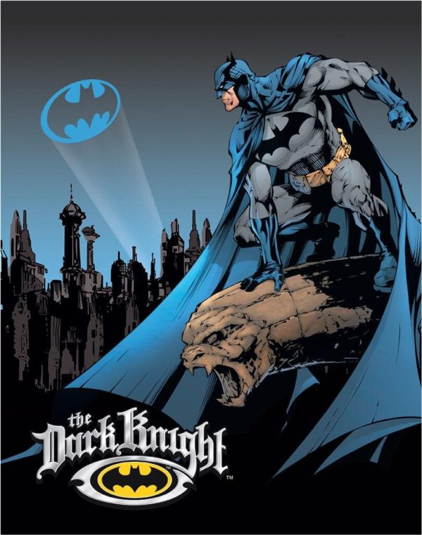 plaque metal vintage batman dark knight