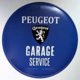 plaque metal peugeot garage service deco garage vintage