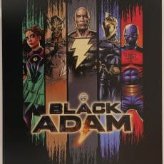 Plaque métal vintage DC BLACK ADAM