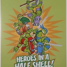 Plaque métal Américaine TORTUES NINJA TMNT HEROES