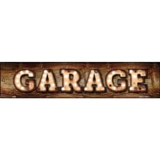 plaque métal vintage GARAGE